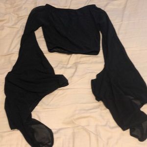 Mesh cropped top